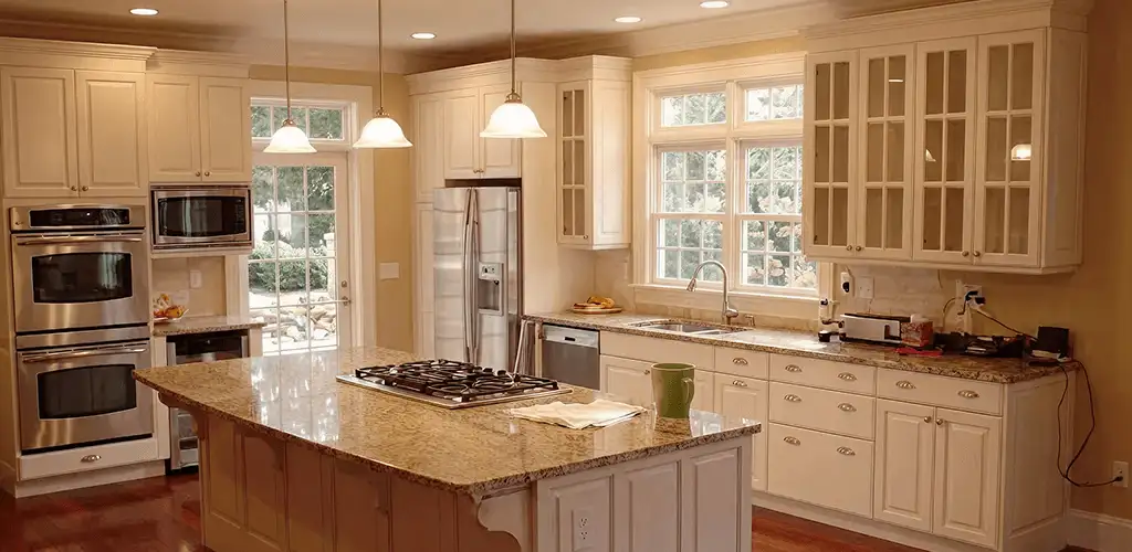 Custom cabinet door installation and kitchen upgrade in Rochester, NY